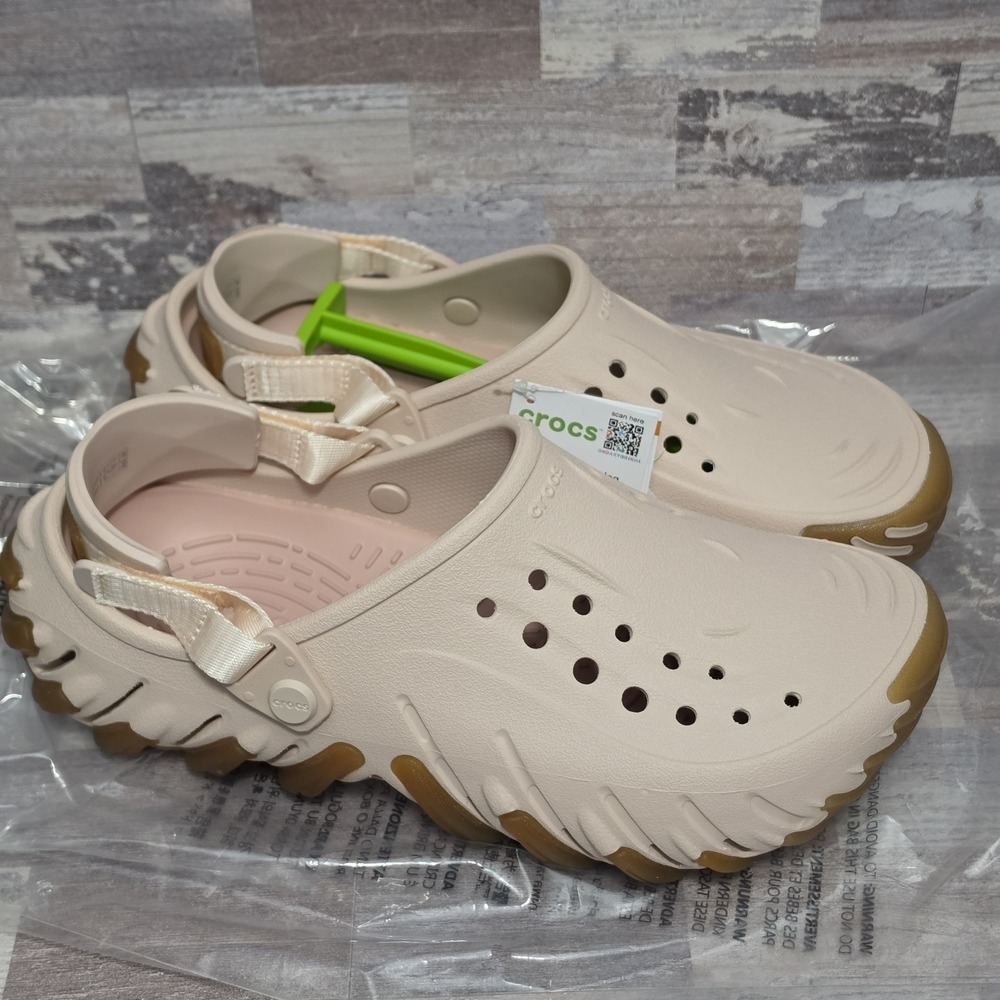 Crocs Echo Gum RO Clog Mens 8 Womens 10 Pink Caramel 211675-6UR